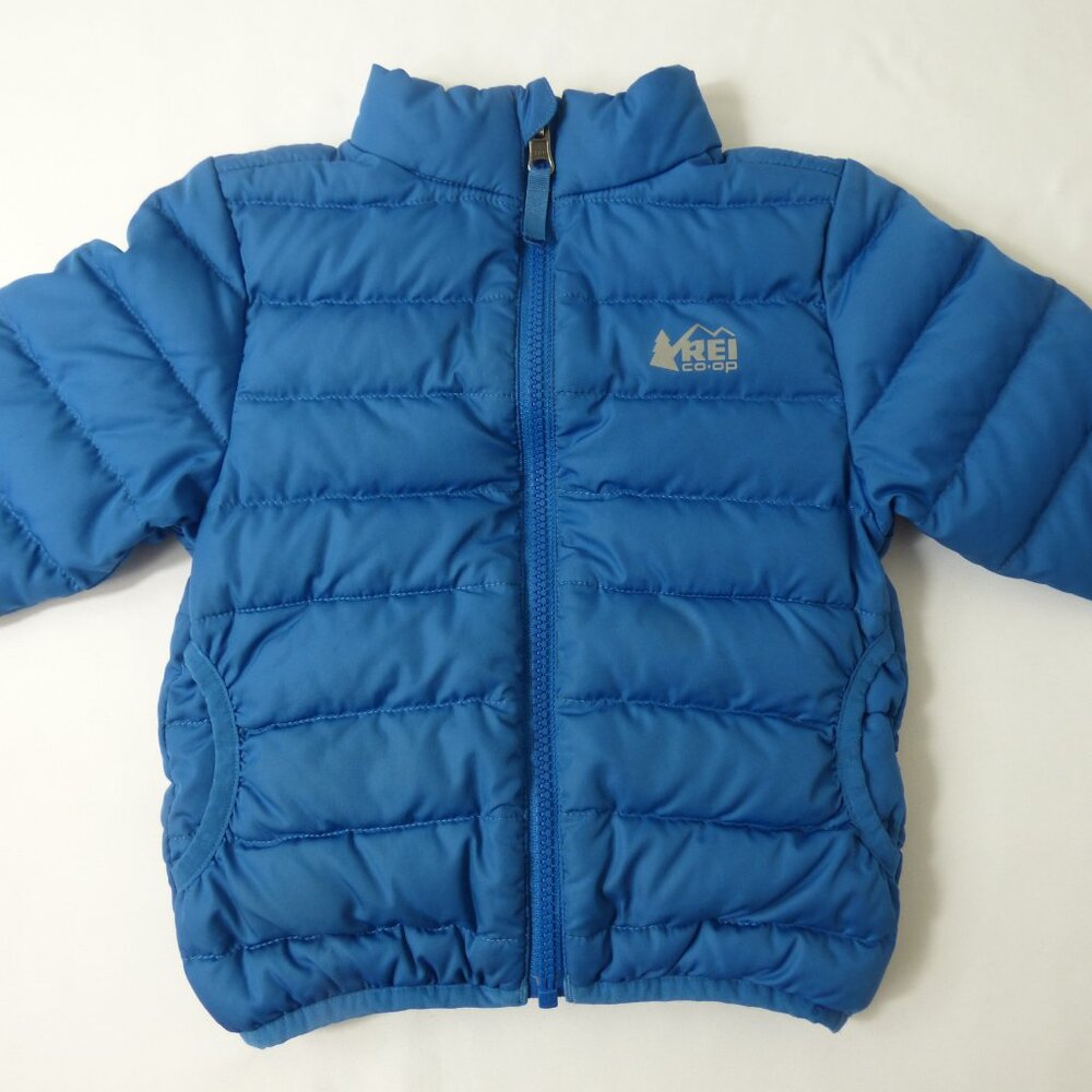 REI Kids' Reversable Down Puffer Coat, Size 2T - Picture 3 of 4